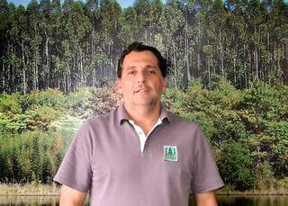 Júnior Ramires, presidente da Reflore-MS: &#34;A palavra-chave da silvicultura é planejamento&#34;. (Foto: José Roberto dos Santos)