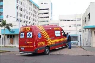 Ambulância dos Bombeiros. (Foto: Arquivo/ Campo Grande News)