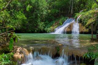 Turista tem acesso a várias cachoeiras. (Foto: @fotografandobonito)