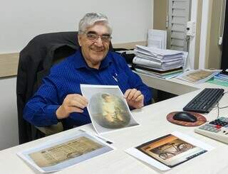 Jericó Vieíra de Matos, que faz parte do quadro de funcionários da Alems desde 1979 (Foto: Arquivo)