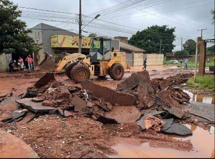 Temporal teve 276 milímetros de chuva e causou destruição em bairros