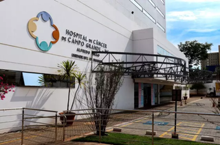 HCAA (Hospital de Câncer de Campo Grande Alfredo Abrão) na Rua Marechal Cândido Mariano Rondon (Foto: Divulgação)