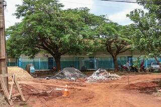 Escola Estadual Élia França Cardoso, no São Conrado (Foto: Henrique Kawaminami)