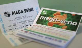 Canhoto de aposta da Mega-Sena. (Foto: Marcello Casal Jr./Agência Brasil)