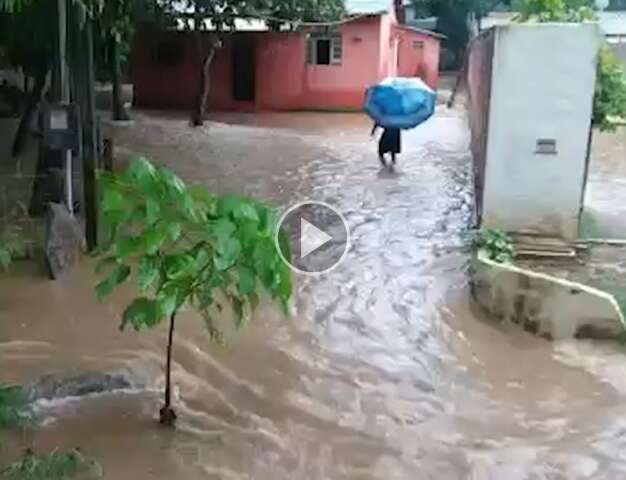 Bonito debaixo d&#039;&aacute;gua: rios transbordam e invadem casas 