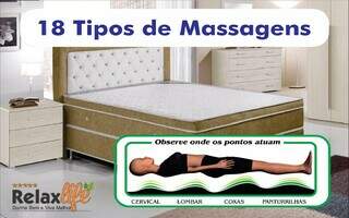 São 18 tipos de massagem.