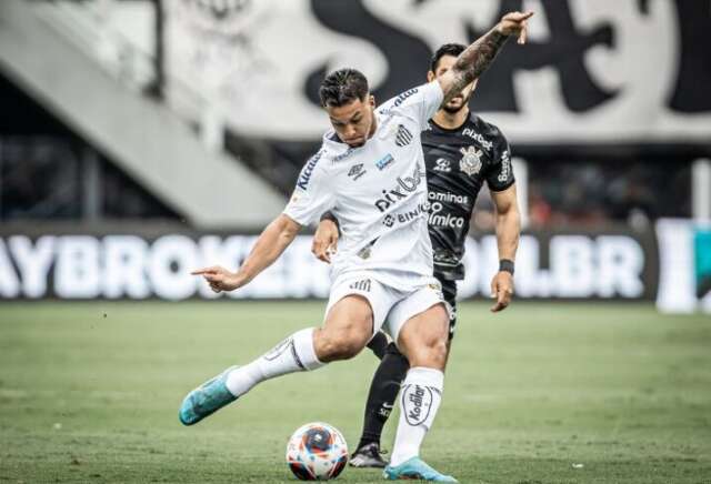 No primeiro cl&aacute;ssico alvinegro do ano, Santos empata em 2 a 2 com o Corinthians