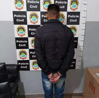 Diego foi preso quase 10 horas depois do crime. (Foto: Polícia Civil)