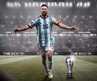 Lionel Messi foi o melhor jogador do mundo (Foto: Fifa)