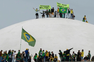 Radicais promoveram atos criminosos em Brasília (DF), em 8 de janeiro de 2023. (Foto: Joedson Alves/Agência Brasil)