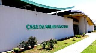 Fachada da Casa da Mulher Brasileira, em Campo Grande. (Foto: Divulgação)