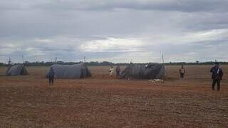 Ind&iacute;genas ocupam sede de fazenda em Rio Brilhante; PM est&aacute; no local