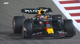 Max Verstappen durante a melhor volta no treino classificatório (Foto: Divulgação)