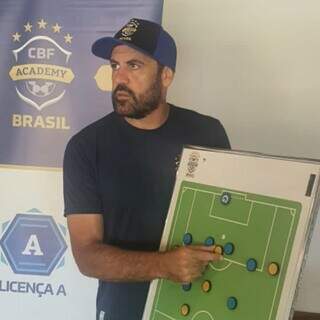 Ex-jogador Alexandre Silveira Finazzi é o técnico do Costa Rica (Foto: Divulgação)