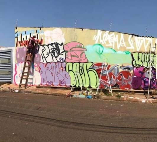Campo Grande ganha evento "Dia do Grafitti" com música, oficinas e cores