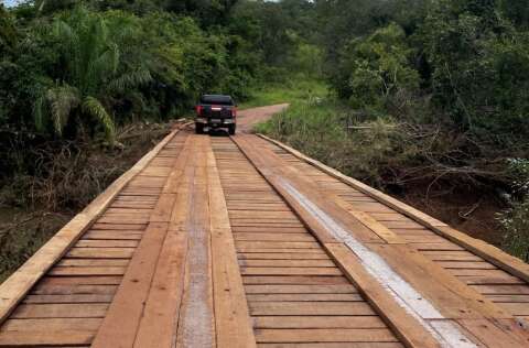 Ao custo de R$ 149 mil, ponte sobre Rio Perdido é liberada para tráfego