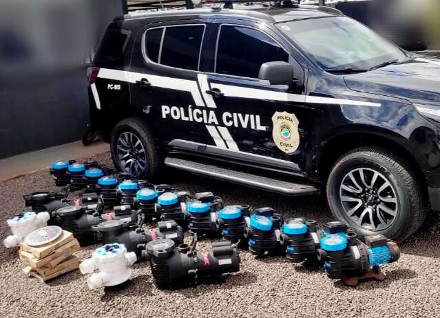 Jovens s&atilde;o autuados por furto e recepta&ccedil;&atilde;o de 18 motobombas no interior