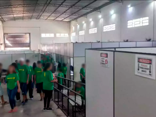 Espaço utilizado durante início letivo da Escola Estadual 11 de Outubro. (Foto: Direto das Ruas)