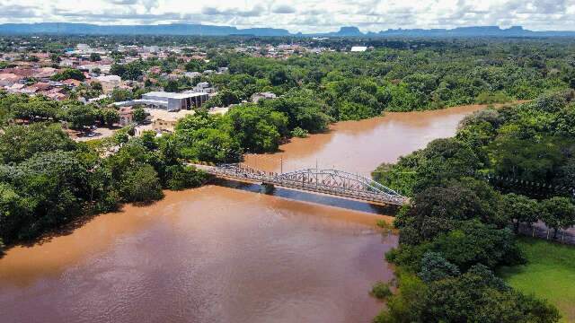 Governo emite alerta sobre risco do Aquidauana transbordar