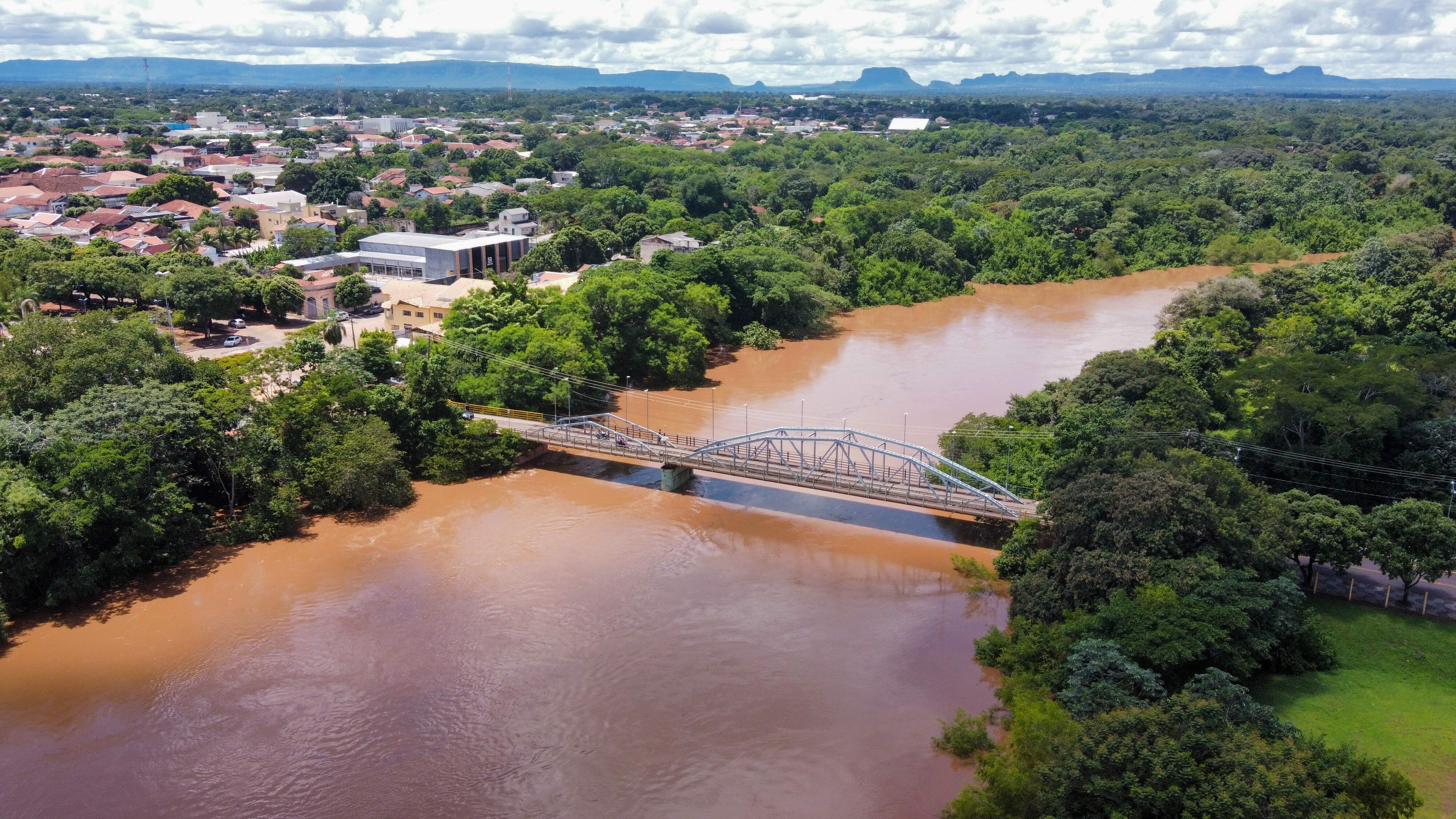 Governo emite alerta de risco para o transbordamento do Rio Aquidauana 