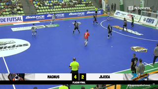 Magnus Futsal foi a última equipe a avançar para a fase semifinal após vitória na sexta-feira (Foto: Reprodução)