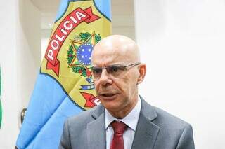 Agnaldo Mendonça Alves é o novo superintendente da Polícia Federal em MS. (Foto: Henrique Kawaminami)