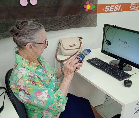 Inclus&atilde;o digital a idosos &eacute; tema de curso gratuito em Campo Grande