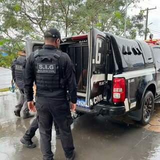 Líder foi encontrado em um mercado no centro da cidade, pela polícia de Ivinhema. (Foto: Divulgação/PCMS)