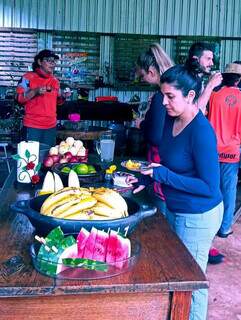 Fazenda São Clemente serve café da manhã para visitantes. (Foto: Arquivo pessoal)