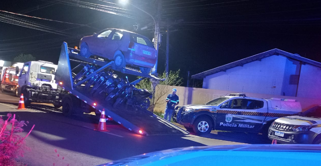 Motocicleta com R$ 54 mil em d&eacute;bitos &eacute; apreendida durante blitz 