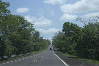 Rodovia federal BR-262 que corta Mato Grosso do Sul (Foto: Arquivo)