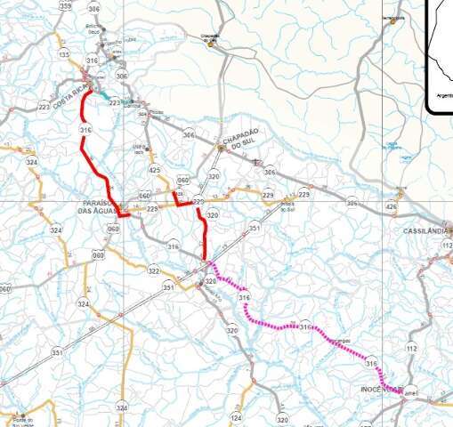 Governo contrata projeto para mais 38,1 km de estrada no Bols&atilde;o