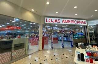 Fachada das Lojas Americanas do Shopping Campo Grande. (Foto: Processo judicial)