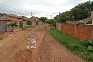 Rua onde aconteceram os fatos, no Jardim Monte Alegre. (Foto: Reprodução/Google Street View)