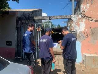 Agentes do IBGE durante etapa de apuração do Censo. (Foto: Natália Olliver)