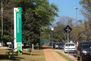 Sede da Governadoria, no Parque dos Poderes, em Campo Grande. (Foto: Arquivo/Marcos Maluf)