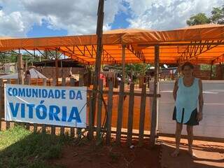 Comunidade Vitória é onde Hellen e Ramona vivem com a família (Foto: Cassia Modena/Campo Grande News)