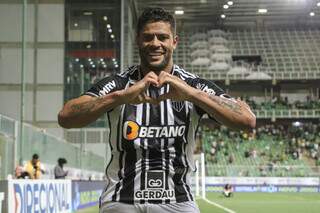 Hulk comemora gol marcado na vitória deste sábado. (Foto: Pedro Souza/Divulgação)