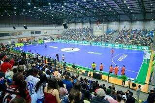 Arena Maracaju, sede da Copa Mundo de Futsal (Foto: Divulgação)