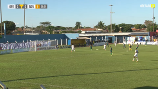 Quarto gol do Operário no Estádio Jacques da Luz neste domingo (Foto: Reprodução/Operário TV)