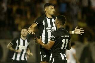 Jogadores do Botafogo comemoram gol marcado na vitória deste domingo. (Foto: Vítor Silva/Botafogo)