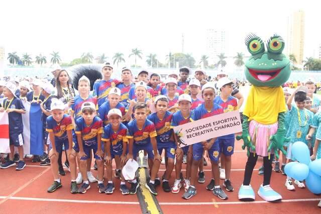 Time de Chapad&atilde;o do Sul disputa torneio mundial de futebol infantil