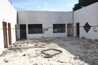 Crime aconteceu no prédio abandonado da antinga Omep (Foto: arquivo / Campo Grande News)