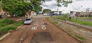 Região onde jovem marcou encontro e acabou baleado. (Foto: Reprodução/Google)