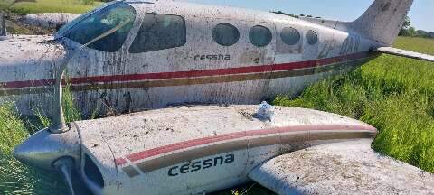 Avião de político paraguaio faz pouso forçado em fazenda na fronteira