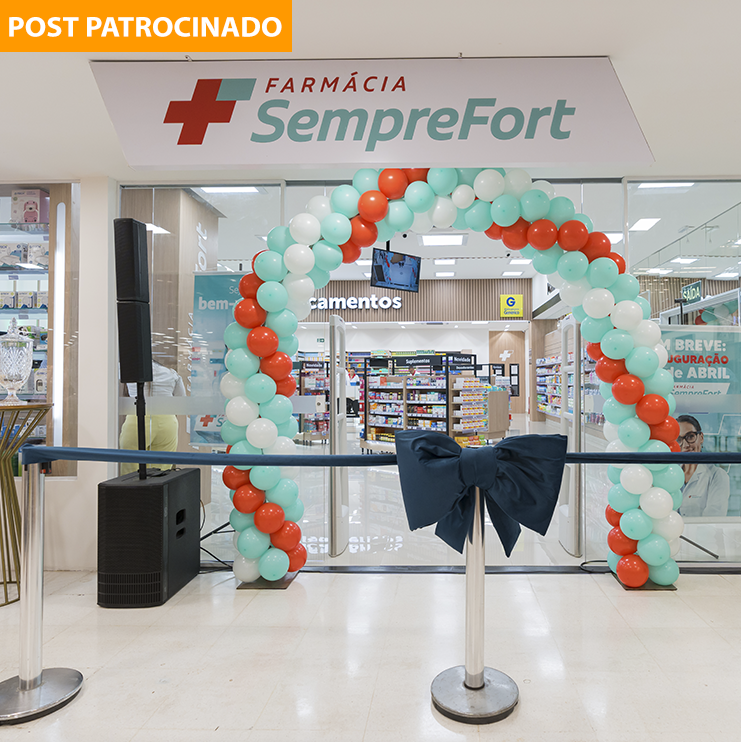 Farmácia SempreFort inaugurada nesta quarta tem dermocosméticos como foco