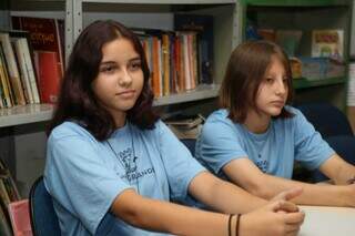 À esquerda, Ana Rute, uma das apresentadoras do documentário sobre bullying. (Foto: Alex Machado)