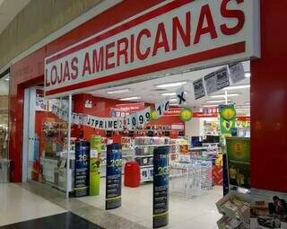 Fachada das Lojas Americanas no Shopping Campo Grande. (Foto: Google Fotos)