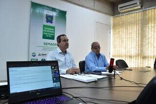 Representantes do FCO, na 4ª reunião ordinária, realizada na semana passada (Foto: Divulgação/Semadesc)