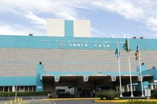 Fachada do Hospital Santa Casa de Campo Grande (Foto: Arquivo/Campo Grande News)
